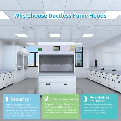 Portabel Self Contained Ductless Fume Cupboard Laboratory Carbon Filter