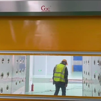 GCC Cargo Clean Room Air Shower Dengan Pintu Rana PVC Dengan Sensor Fotolistrik