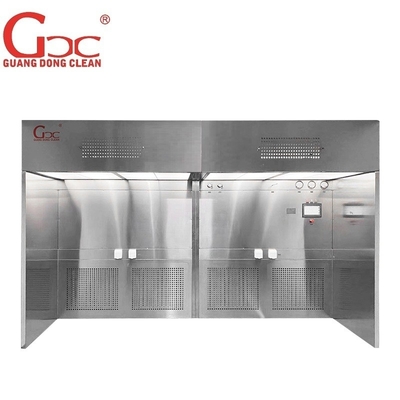 GCC Pharmaceutical Sampling Timbangan Booth Pintu PVC Untuk Bahan Baku