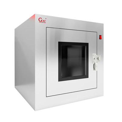 304 Stainless Steel Pass Box Untuk Lab Double Interlock Design