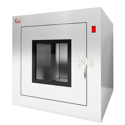 304 Stainless Steel Pass Box Untuk Lab Double Interlock Design