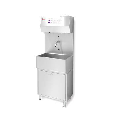 Custom 304 Stainless Steel Sink Industri Kamar Bersih Cuci tangan dan pengering