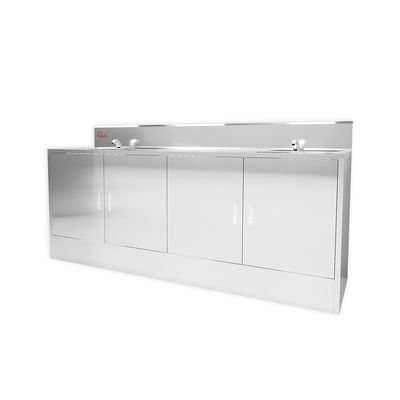 Custom awet 304 stainless steel Rumah Sakit laboratorium medis scrub wastafel