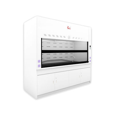 PP Fume Hood Laboratory Asam dan Alkali Resistant Exhaust Hood Disesuaikan Laboratory Fume Hood Ventilasi