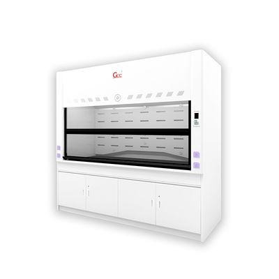 PP Fume Hood Laboratory Asam dan Alkali Resistant Exhaust Hood Disesuaikan Laboratory Fume Hood Ventilasi