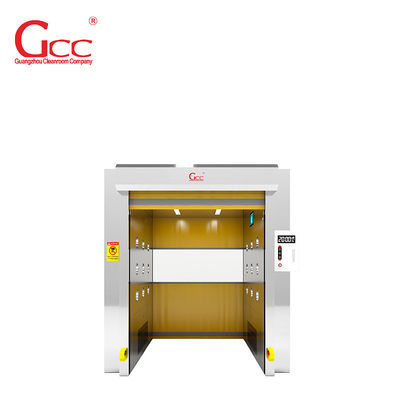 GCC Cargo Clean Room Air Shower Dengan Pintu Rana PVC Dengan Sensor Fotolistrik