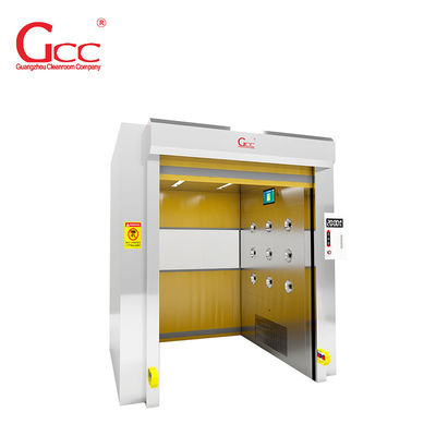 Pintu Kargo CE 380v 50Hz Kamar Mandi Bersih Dengan Sistem Filtrasi Udara