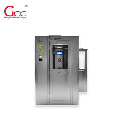 Standard Two People 30m / S Cleanroom Air Shower Dengan Pintu Saling Elektronik