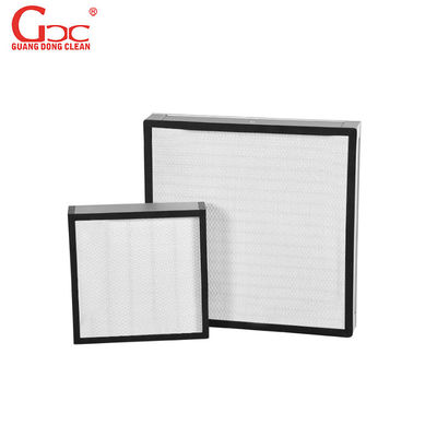 HEPA H13 Cleanroom Air Filter Glass Fiber Bag Dengan Bingkai Aluminium