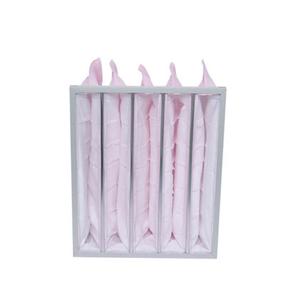 Filter Kantong Fiberglass Efek Sedang 1700m3 / H F6 F7