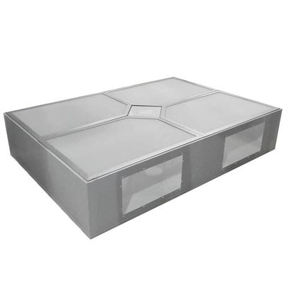 Operasi Rumah Sakit Laminar Flow Ceiling SS Shell Struktur Plat Elektrolit