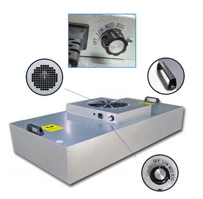 Unit Filter Kipas Cleanroom Terintegrasi Standar CE 3 Tingkat Dapat Disesuaikan