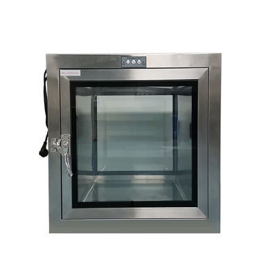 Gerbang Tertanam Cold Rolled Steel Cleanroom Pass Box