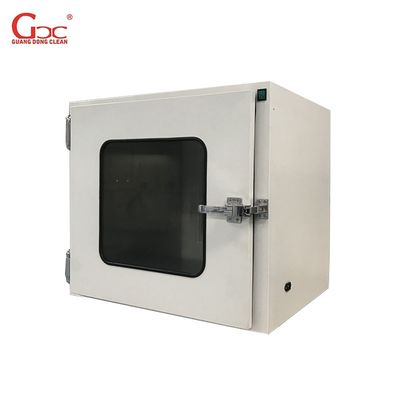 Tonjolan Pintu Tertutup Sus304 Cleanroom Pass Through Box