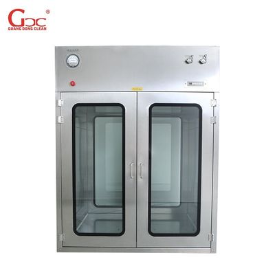 Bersertifikat UL Dinamis Dan Statis Cleanroom Pass Box Interlock Listrik