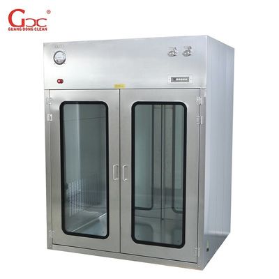 ISO Approved Observation Window Cleanroom Pass Box Untuk Instrumen Yang Tepat