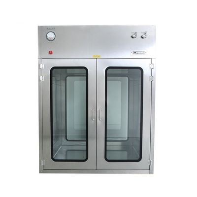 ISO Approved Observation Window Cleanroom Pass Box Untuk Instrumen Yang Tepat