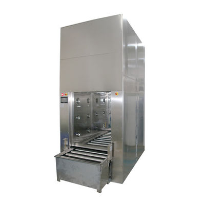 110V 50HZ SS304 Cleanroom Pass Box Dengan Interlock Elektronik