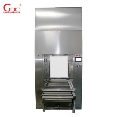 110V 50HZ SS304 Cleanroom Pass Box Dengan Interlock Elektronik