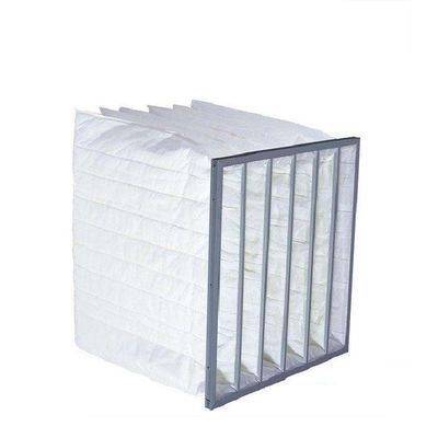 F7 F8 1700m3 / H Multi Pocket Bag Air Filter Tahan Suhu Tinggi