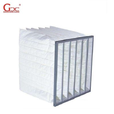 3.18m2 Area F7 Medium Pocket Bag Filter Permeabilitas Tinggi