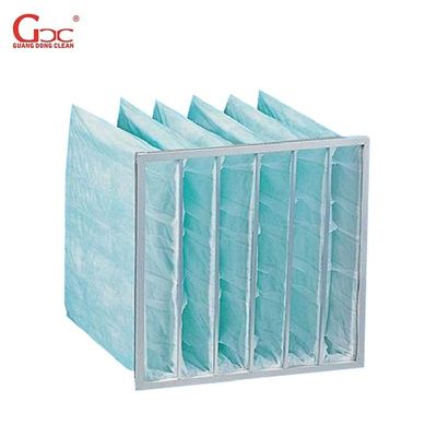 F7 F8 1700m3 / H Multi Pocket Bag Air Filter Tahan Suhu Tinggi