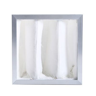 Filter Udara Cleanroom Efisiensi F5, Filter Udara Saku Sintetis 1000m3 / jam