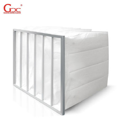 Filter Udara Cleanroom Efisiensi F5, Filter Udara Saku Sintetis 1000m3 / jam