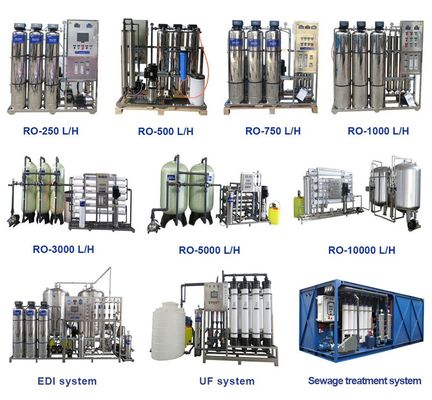 Peralatan Pengolahan Air RO ISO / Sistem Pengolahan Air Industri