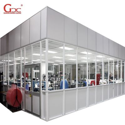 220 V 60HZ Prefab Cleanroom / Kelas 100 Softwall Modular Cleanroom