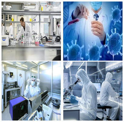 Laboratorium Kabin PCR Mobile ISO 30KW Prefab Cleanroom Container