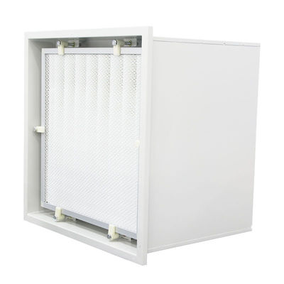 Plat Warna 500m3 / H Kotak Outlet Filter Udara Untuk Ruang Bersih