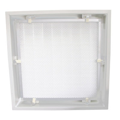 Plat Warna 500m3 / H Kotak Outlet Filter Udara Untuk Ruang Bersih