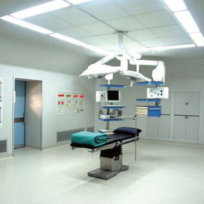 Operasi Rumah Sakit Laminar Flow Ceiling SS Shell Struktur Plat Elektrolit