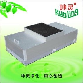 99,997% Efisiensi Unit Filter Kipas Kontrol Tunggal FFU H13 H14 HEPA