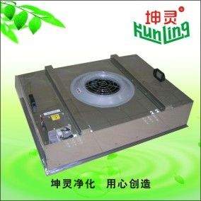 99,997% Efisiensi Unit Filter Kipas Kontrol Tunggal FFU H13 H14 HEPA