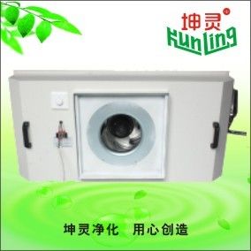 99,997% Efisiensi Unit Filter Kipas Kontrol Tunggal FFU H13 H14 HEPA