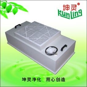 99,997% Efisiensi Unit Filter Kipas Kontrol Tunggal FFU H13 H14 HEPA
