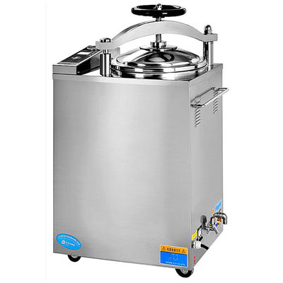 Tampilan Digital Sterilisasi Uap Tekanan Vertikal Autoclave Otomatis