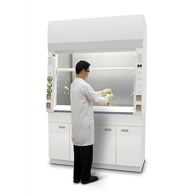 Tahan Alkali 1300mm Clean Room Fume Hood Ukuran Disesuaikan