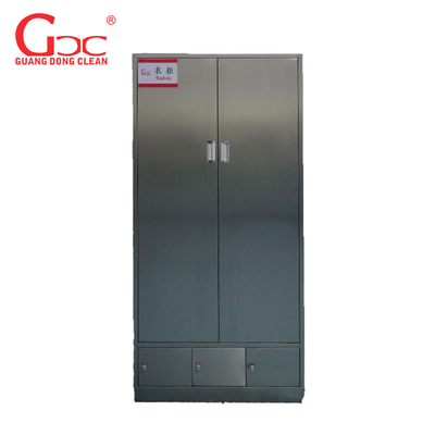 Peralatan Ruang Lab Stainless Steel Loker Multi Kompartemen Lemari Bersih